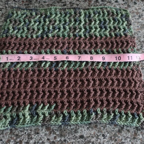 Multicolored Crochet Dish Drying Mats 100% Cotton Kitchen - Picture 7 of 16